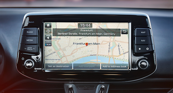 Screen with navigation
